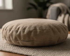 Pourquoi choisir un coussin rond en matière naturelle ?