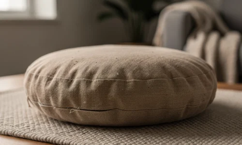 Pourquoi choisir un coussin rond en matière naturelle ?