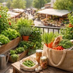 Économiser sur son alimentation avec potager urbain, circuits courts et achats en vrac bio