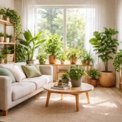 Intégrez des plantes vertes dans votre décoration pour un intérieur sain et vivant
