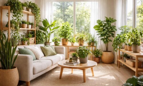 Intégrez des plantes vertes dans votre décoration pour un intérieur sain et vivant