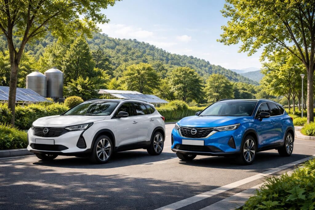 Les biocarburants et véhicules écologiques avec Peugeot 3008 Hybrid et Nissan Qashqai