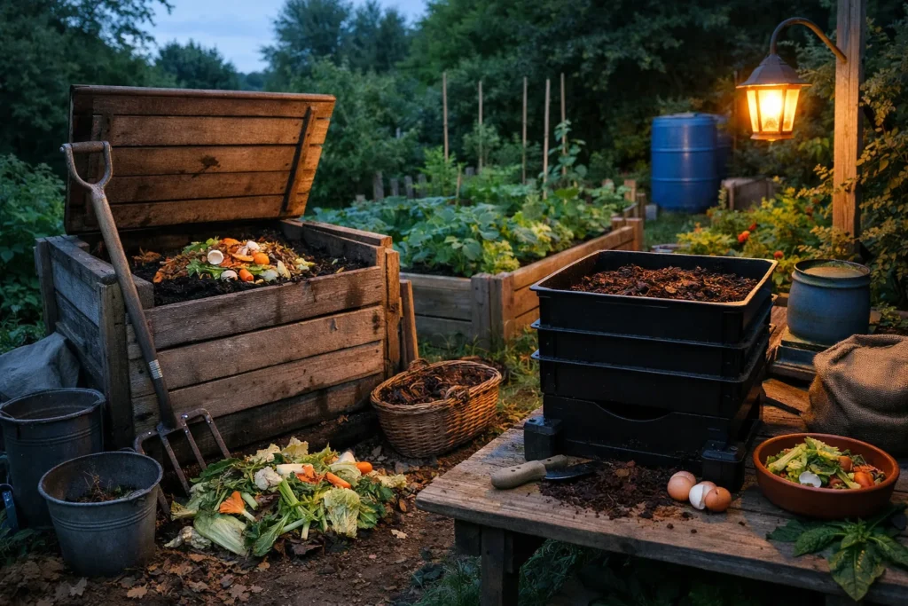 Compost et lombricompostage : le duo qui régénère la terre du potager