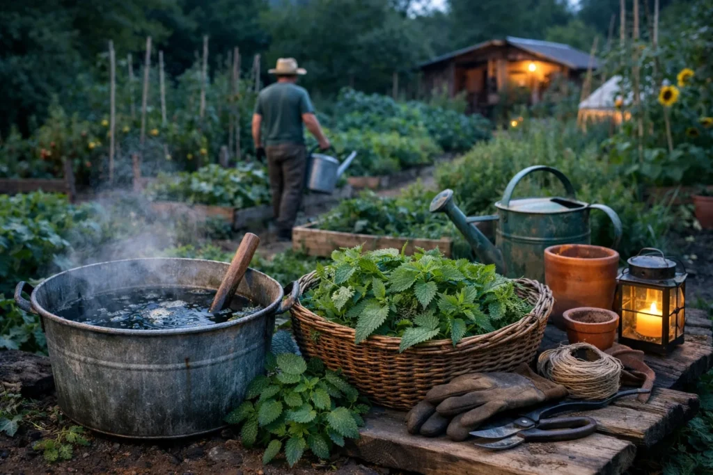 Purin d’ortie : la recette naturelle qui protège le potager